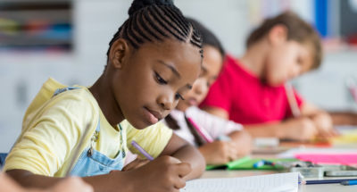 Teachers and students converse with each other through writing.