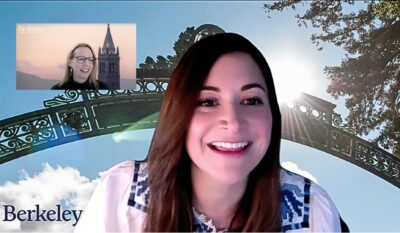 Smiling people on Zoom call